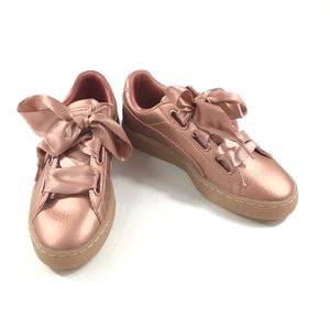 puma basket heart copper puma basket heart copper